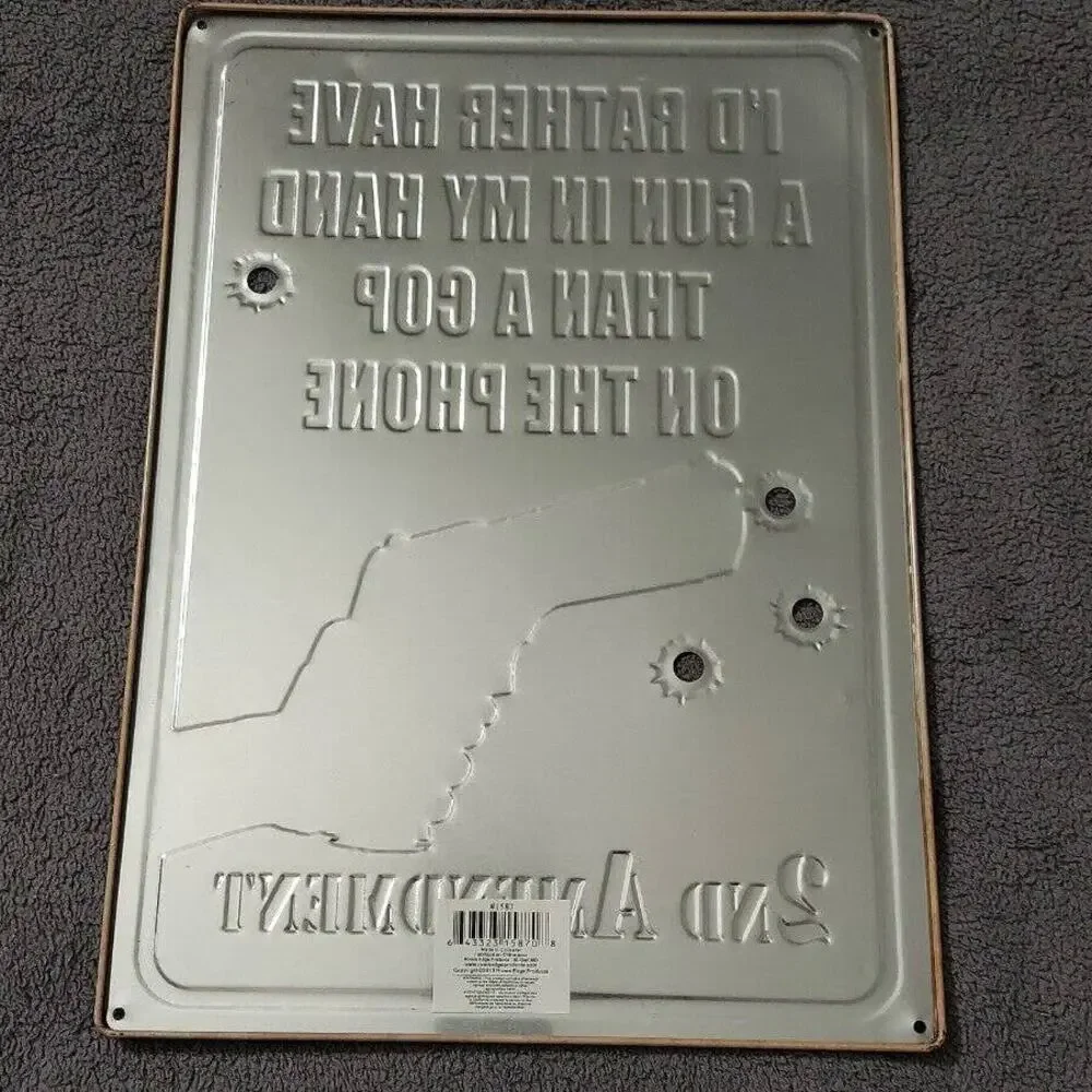 Rivers Edge Products Tin Sign, 17